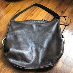 Banana republic hobo leather bag